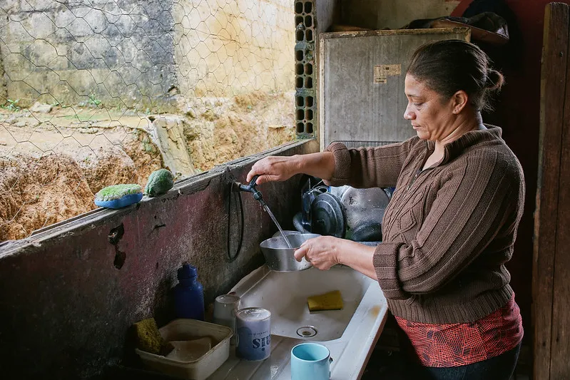 Brazil, water connection