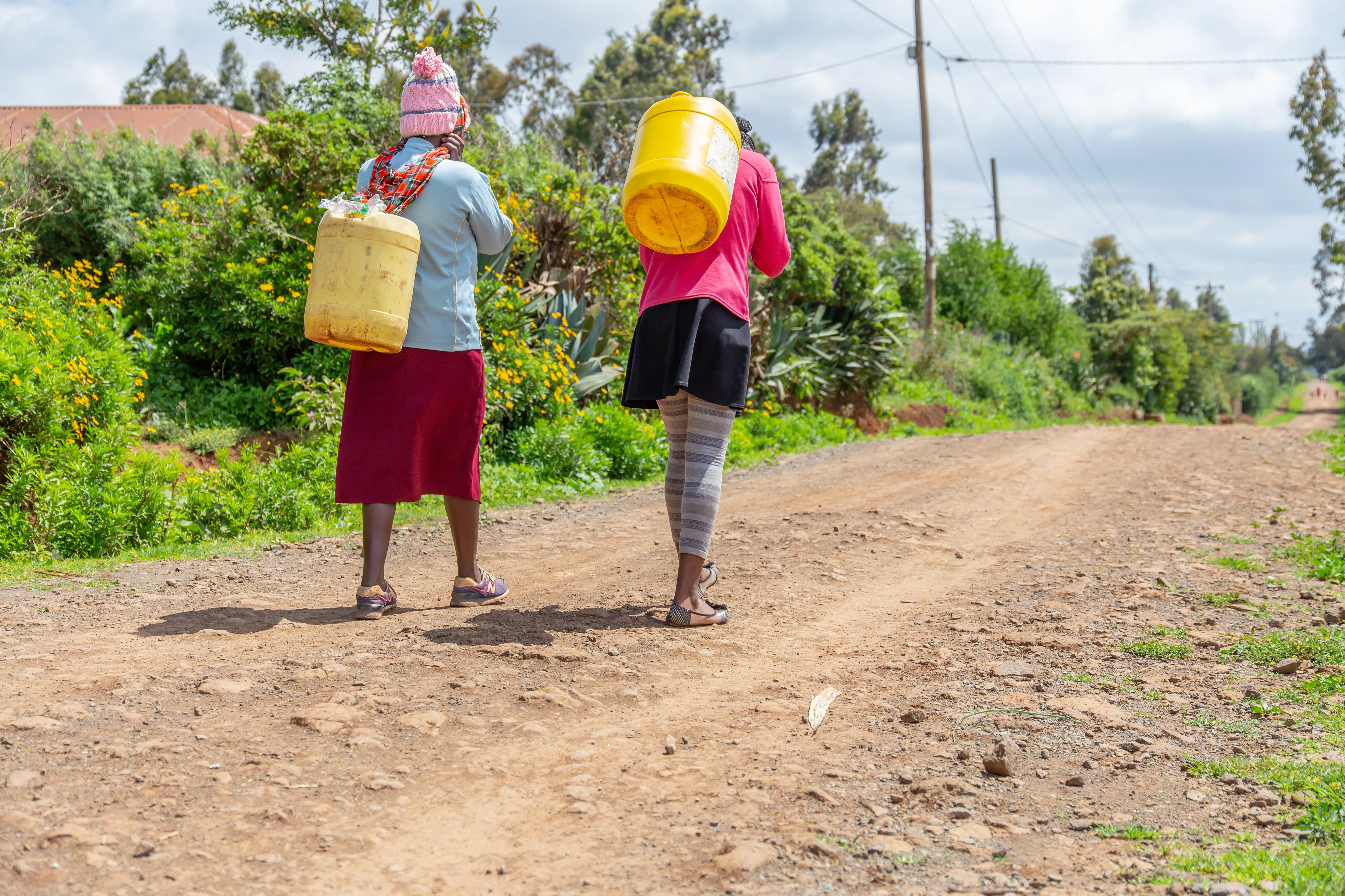 Rwamburi Water Project Walking